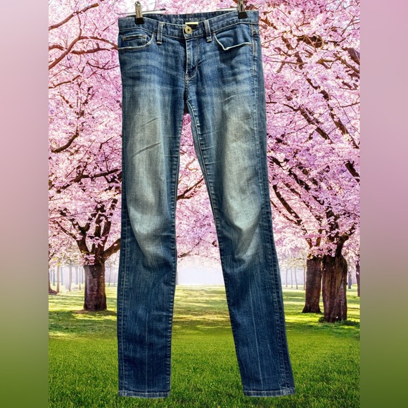 Banana Republic Pants - Banana Republic Low Rise Faded Skinny Blue Jeans Size 25